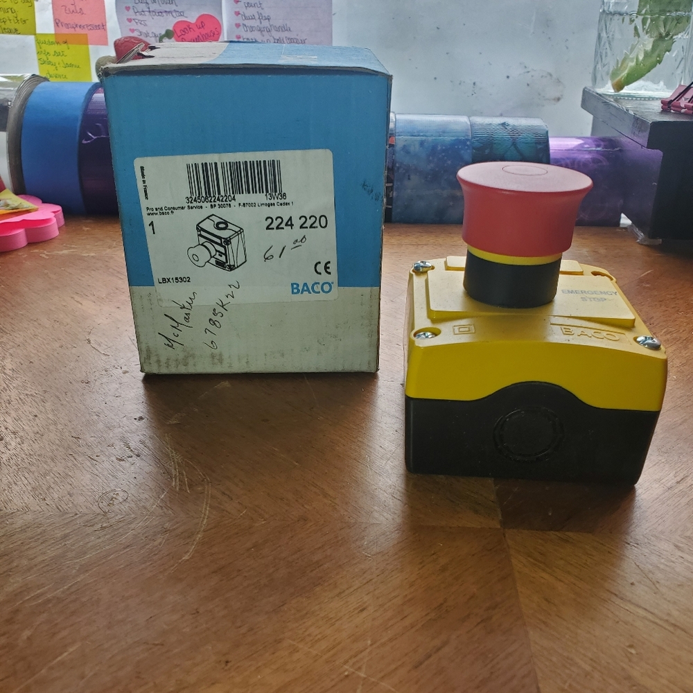 Baco Shut Off Switch 224-220 New in Box